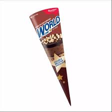 Lotte Ice Cream Double Belgian Chocolate Cone Ice Cream
